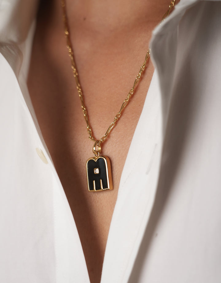Collier Thali Noire Onyx