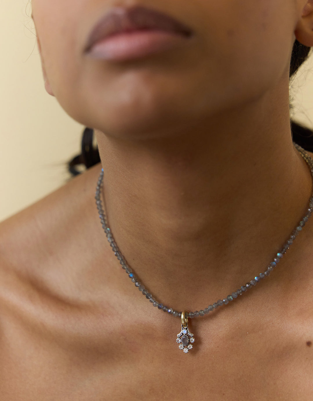 Collier Diana Pierre Labradorite