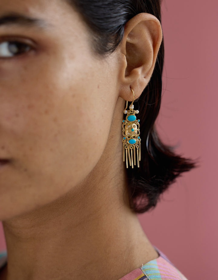 Emily 4 Turquoise Earrings