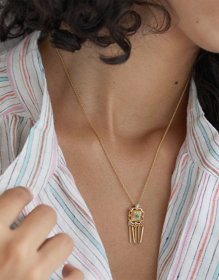 Collier Emily Turquoise