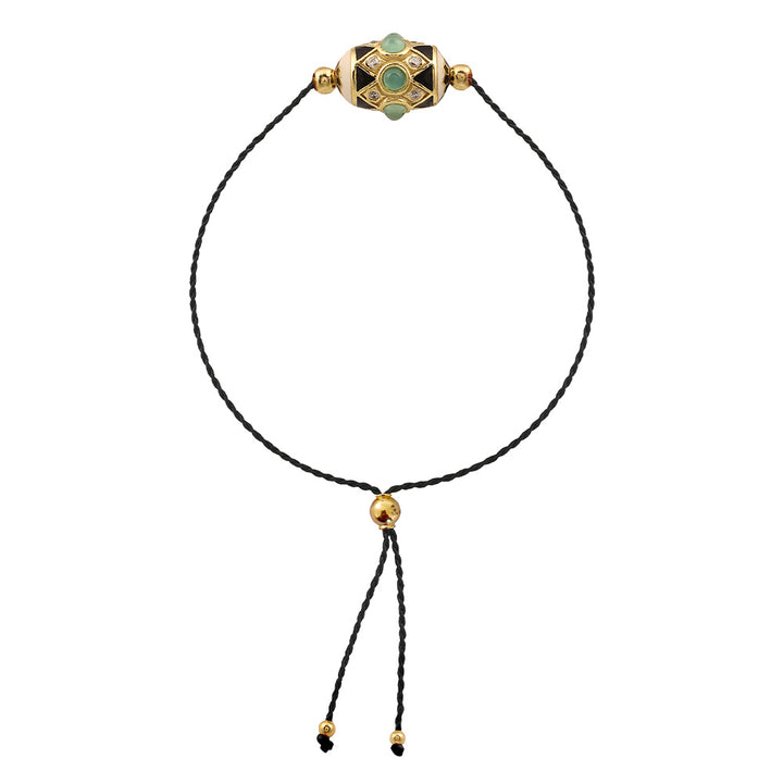 Havana fil noir Bracelet