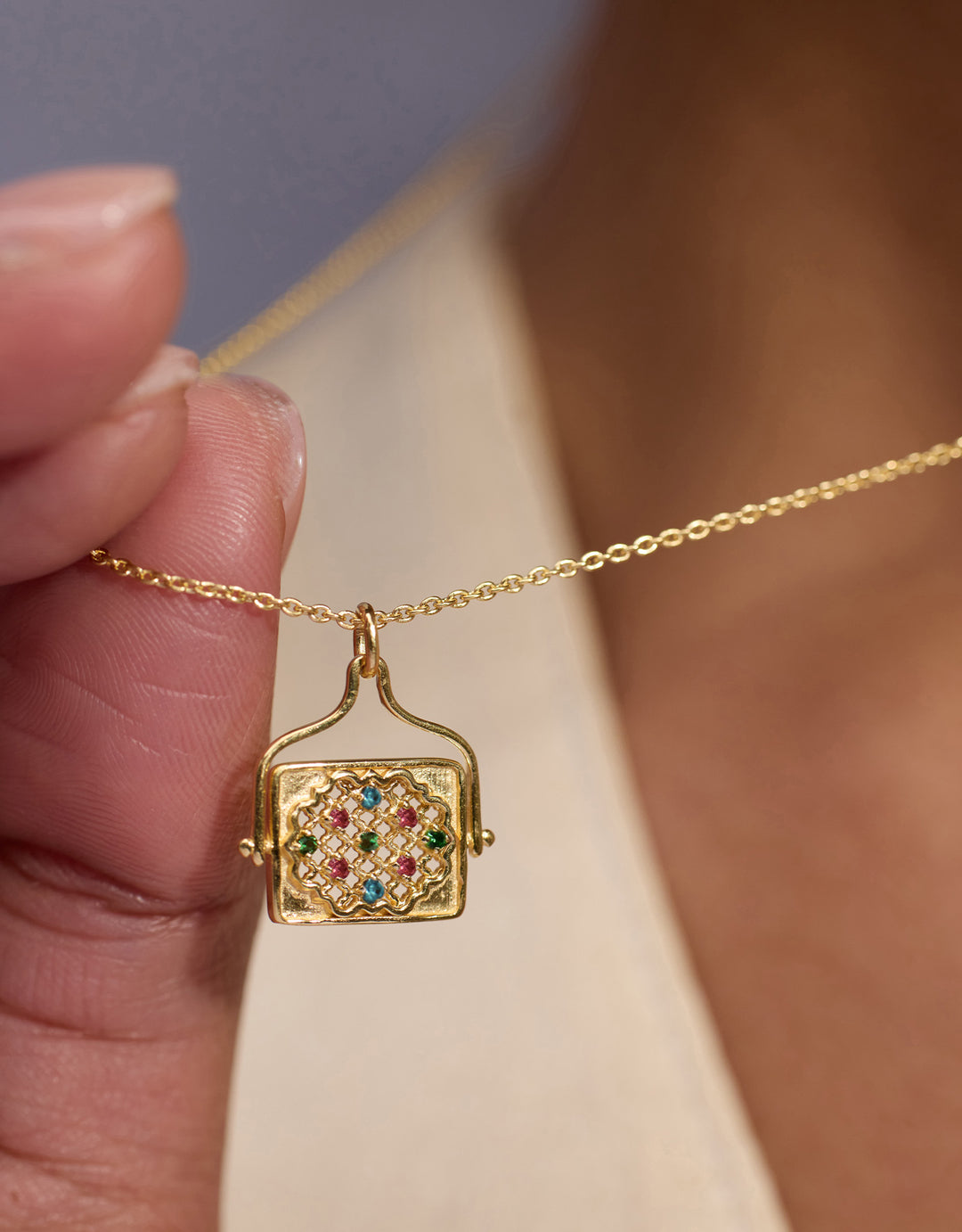 Collier Jaipur Multicolore