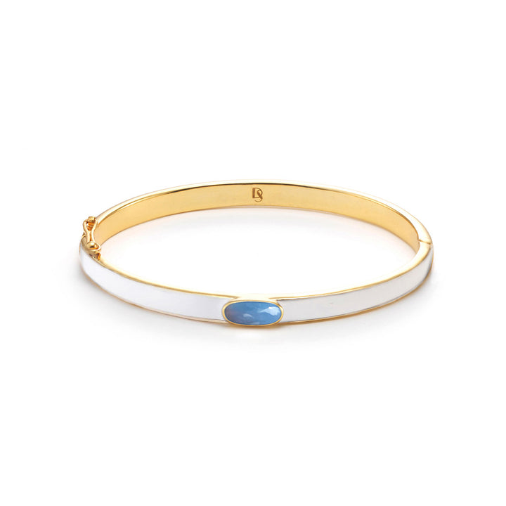 Loulou Jonc Blanc Opale Bleue