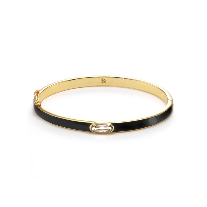 Loulou Jonc noir White topaz