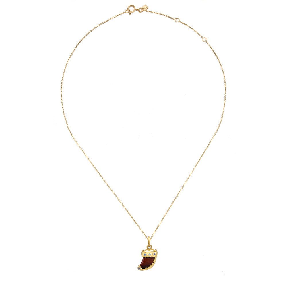 Mini shere khan Collier 1 Oeil de tigre