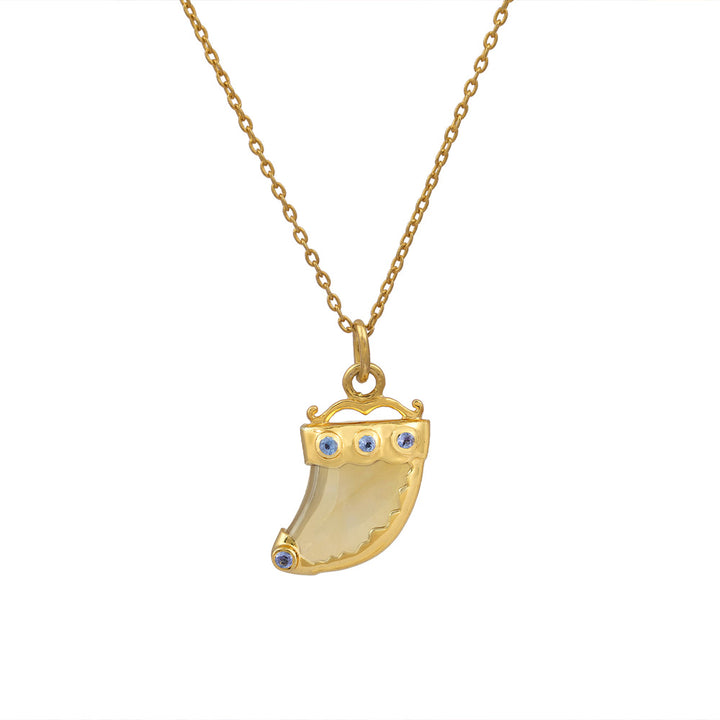 Mini shere khan Collier 2 Citrine