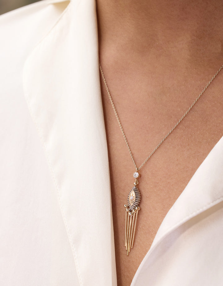 Milte Long Necklace (Silver 925)