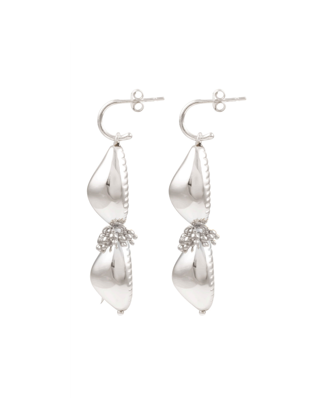Boucles D’Oreilles Naga Pampilles Argent