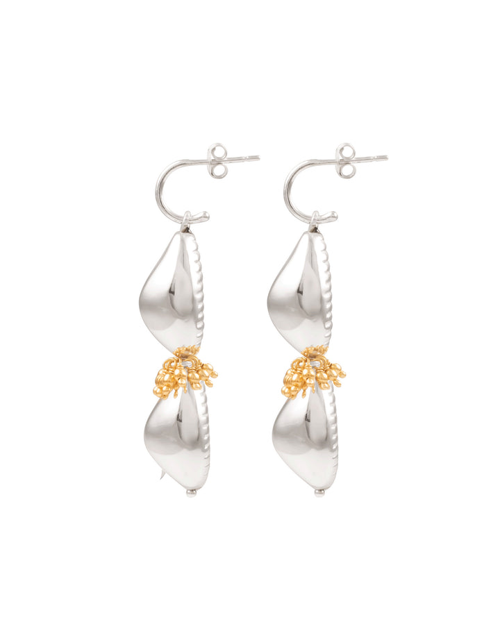 Boucles D’Oreilles Naga Bicolore