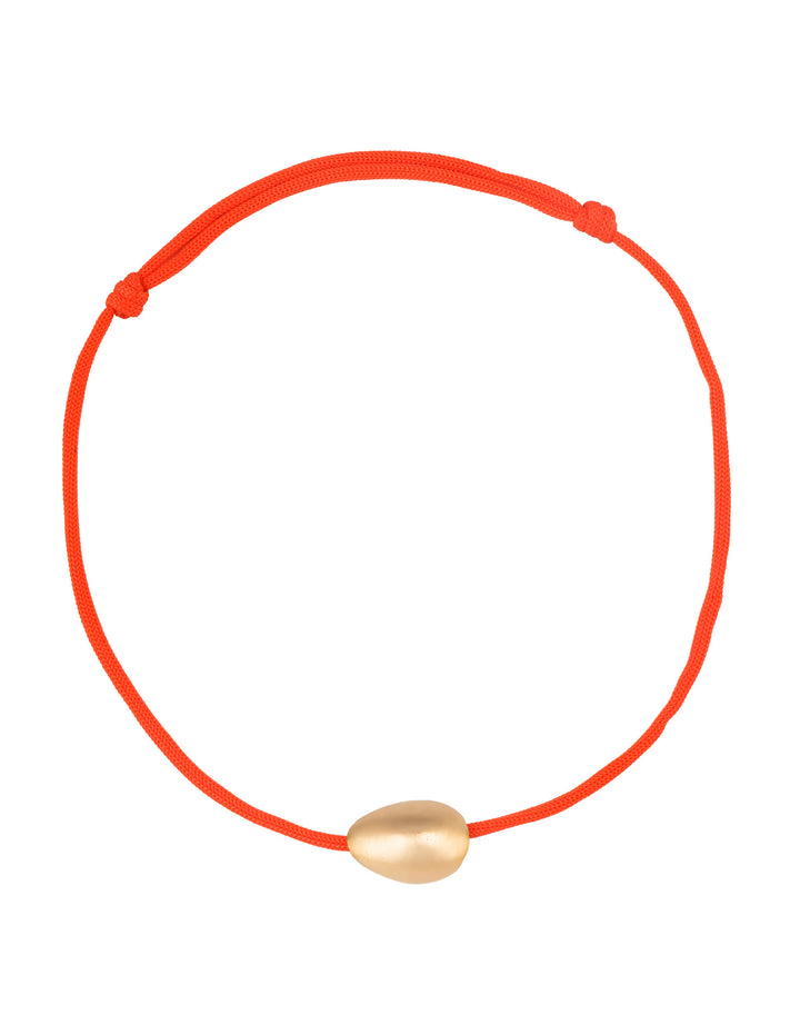 Collier Naga Or Mat Fil Corail