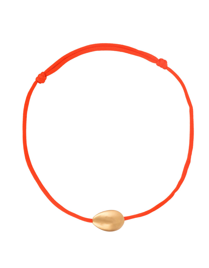 Bracelet de Cheville Naga Or Mat Fil Corail