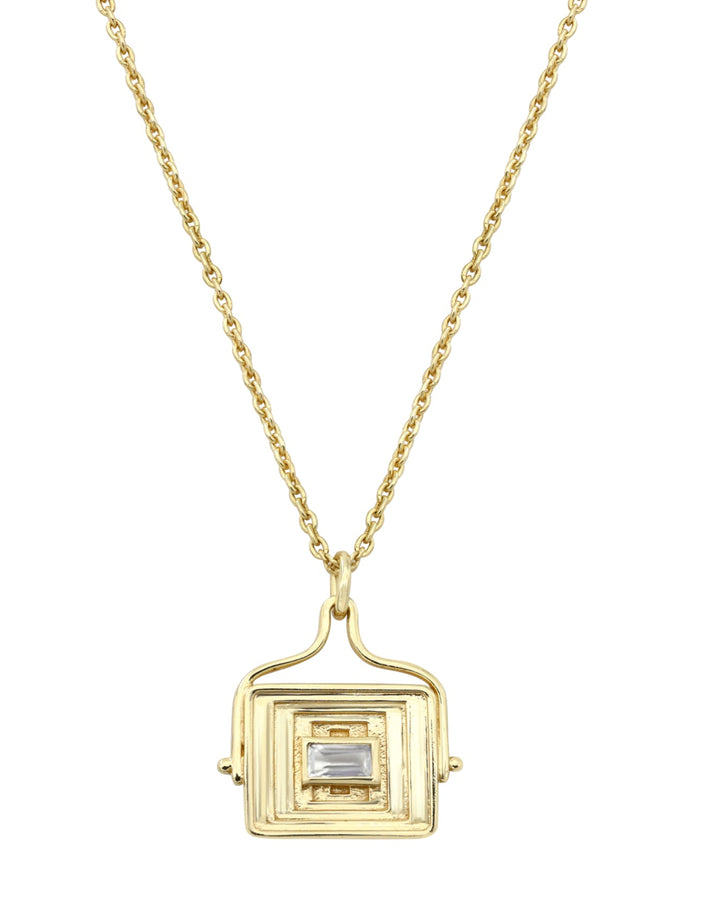 Collier Nyc Topaze Blanche