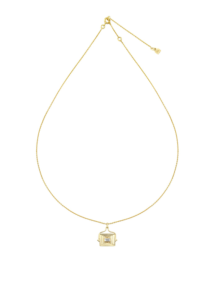 Collier Nyc Topaze Blanche