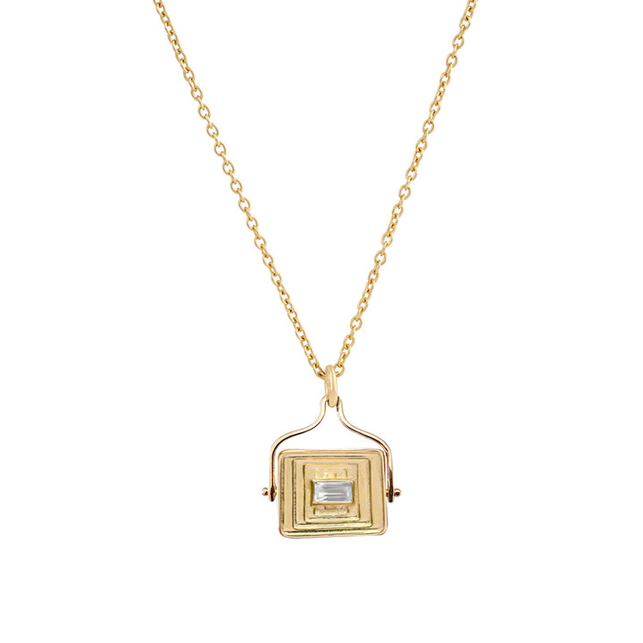 NYC Collier 3 Topaze Blanche