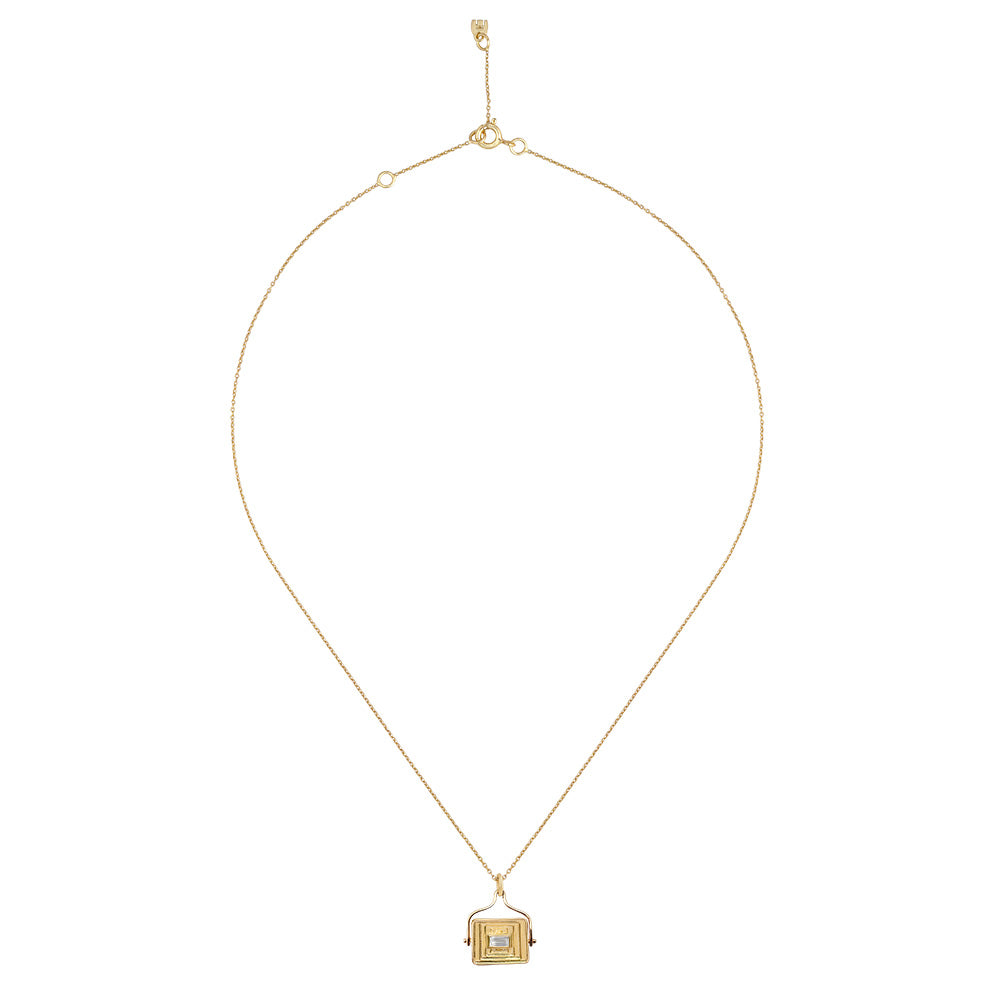 NYC Collier 3 Topaze Blanche