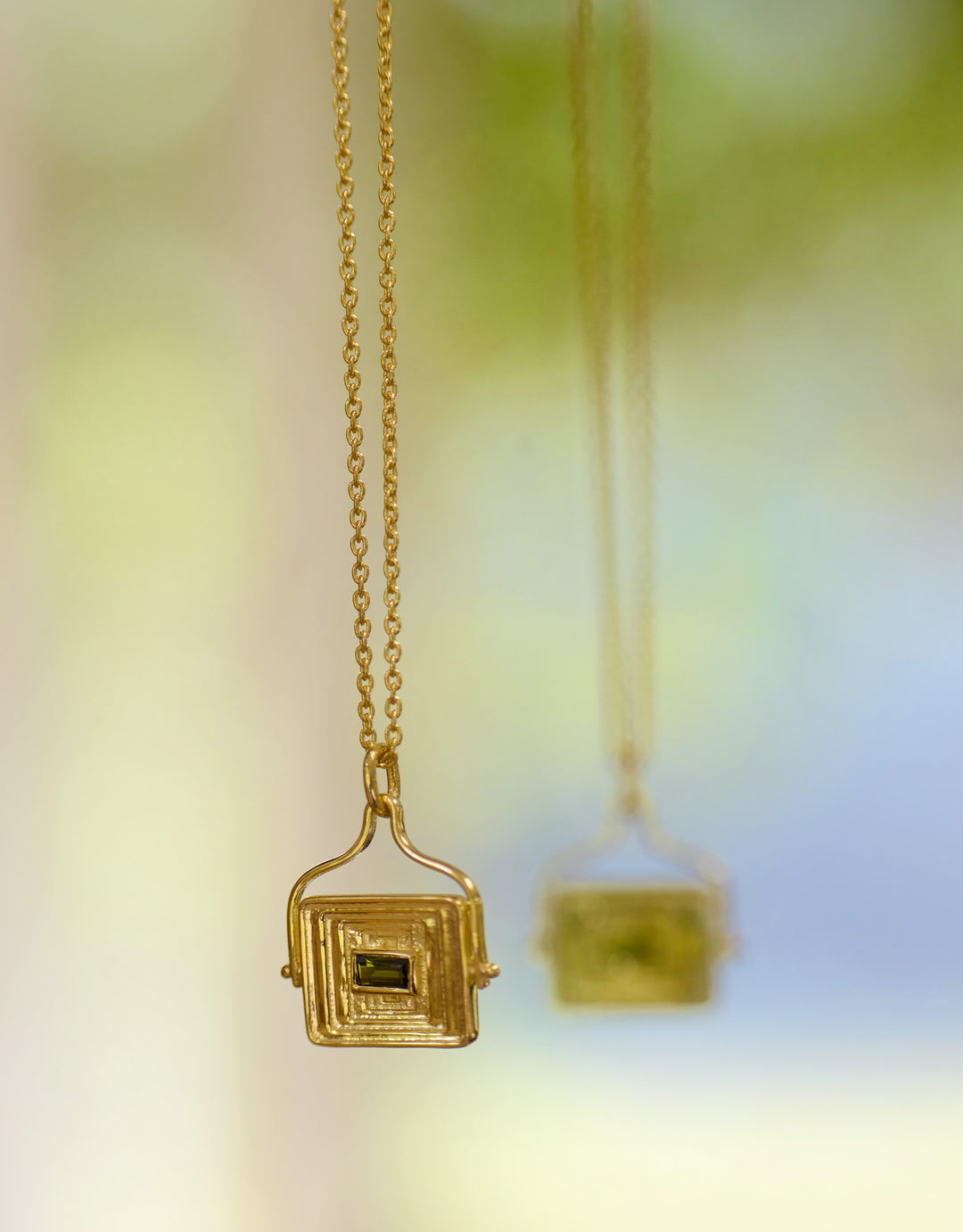 Collier 1 NYC Tourmaline verte