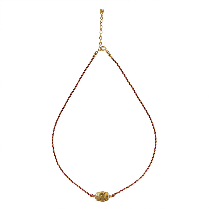 Oshun fil bicolor Collier