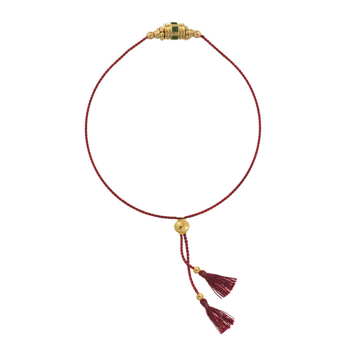 Rakhi 2 Green Onyx Bracelet