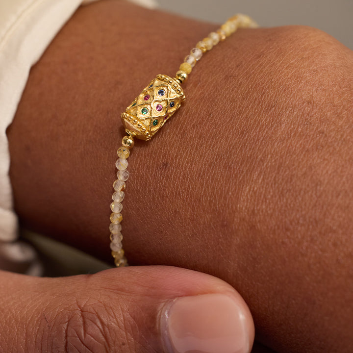 Rakhi I See You Stones Bracelet 1