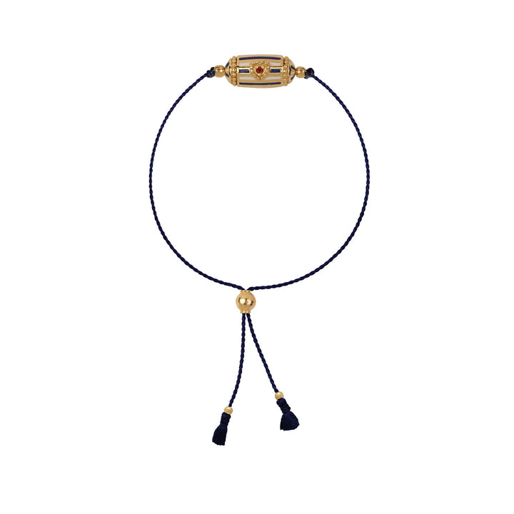 Rakhi Lola - Bracelet en émail et fil bleue