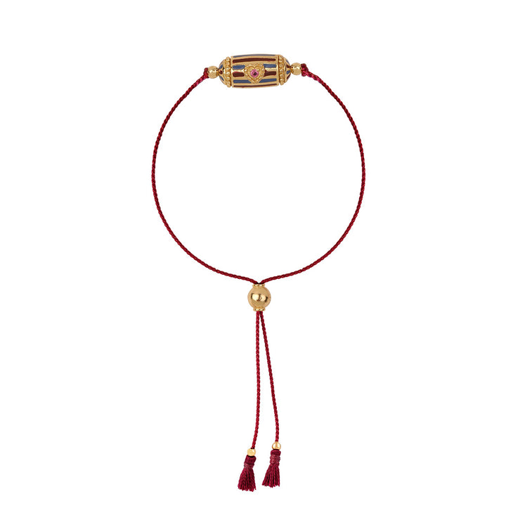 Rakhi Lola Bracelet en émail fil rouge
