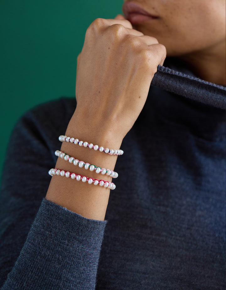 Romy Bracelet 3 Fil BIcolor