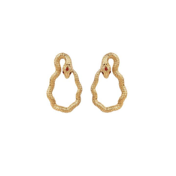 Shakti Grenat Boucle d'oreille