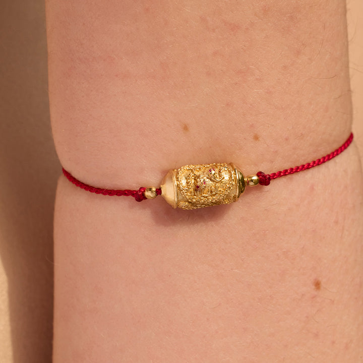 Bracelet Rakhi Shakti Fil Rouge