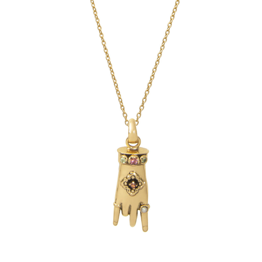 Surya mudra Cross Necklace