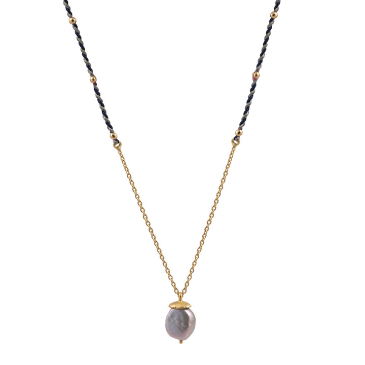 Tahiti Collier Grey Pearl