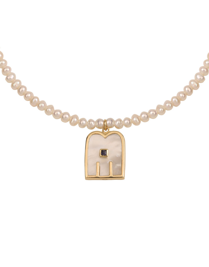 Collier Thali Perle Nacre