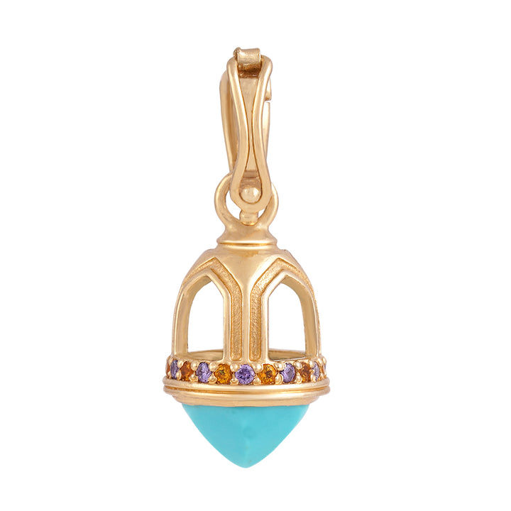 Temple Charm 3 Turquoise