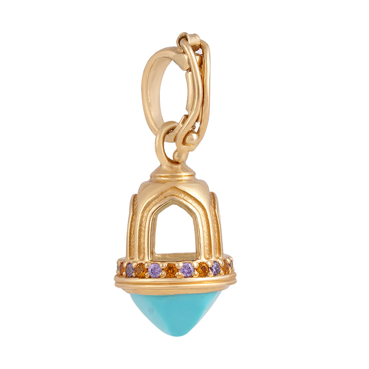 Temple Charm 3 Turquoise