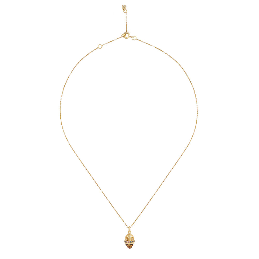 Collier Temple 1 Citrine