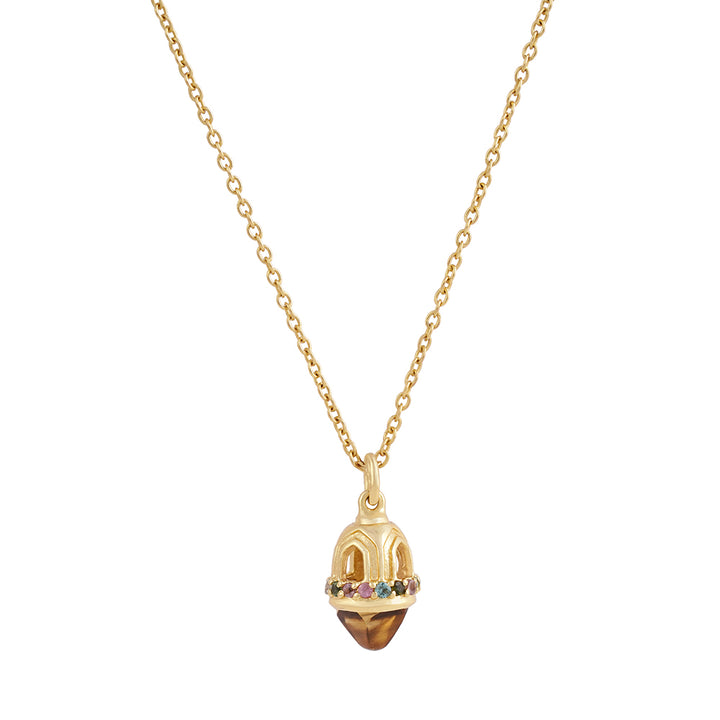 Collier Temple 1 Citrine