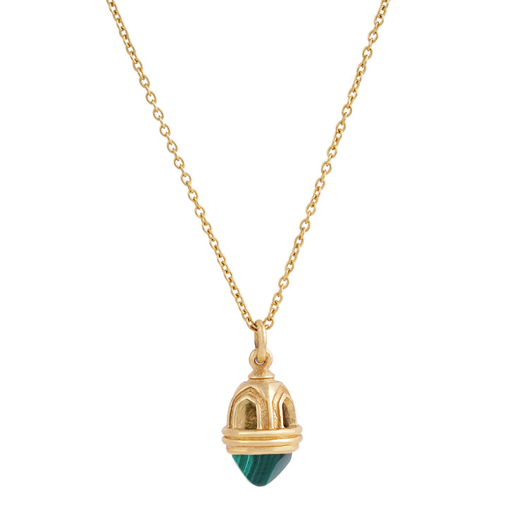 Collier Temple 4 Malachite