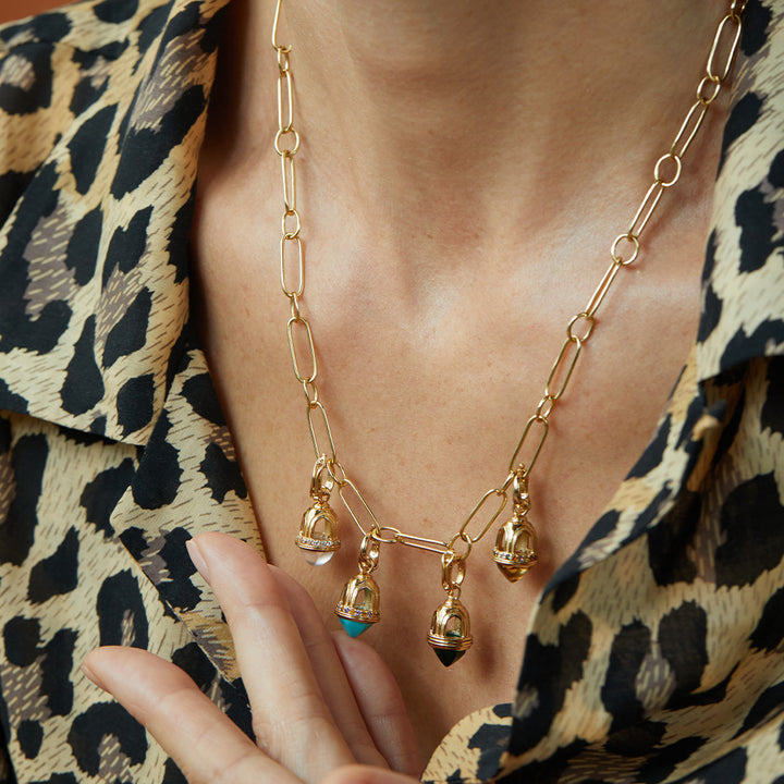 Temple Charm 3 Turquoise