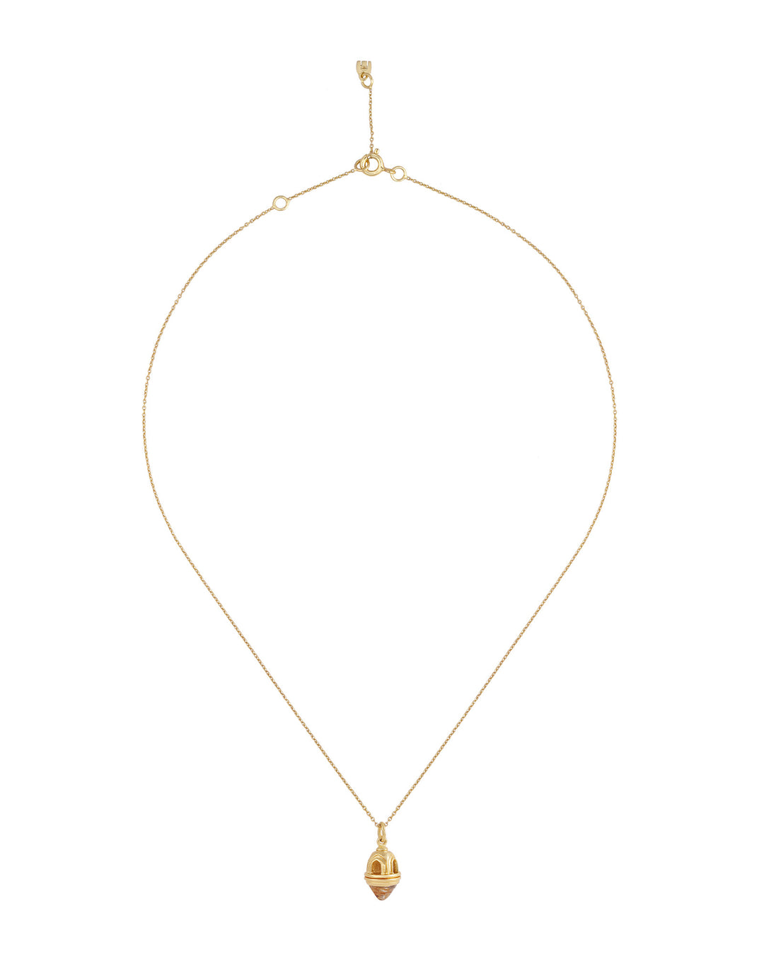 Collier Temple Citrine