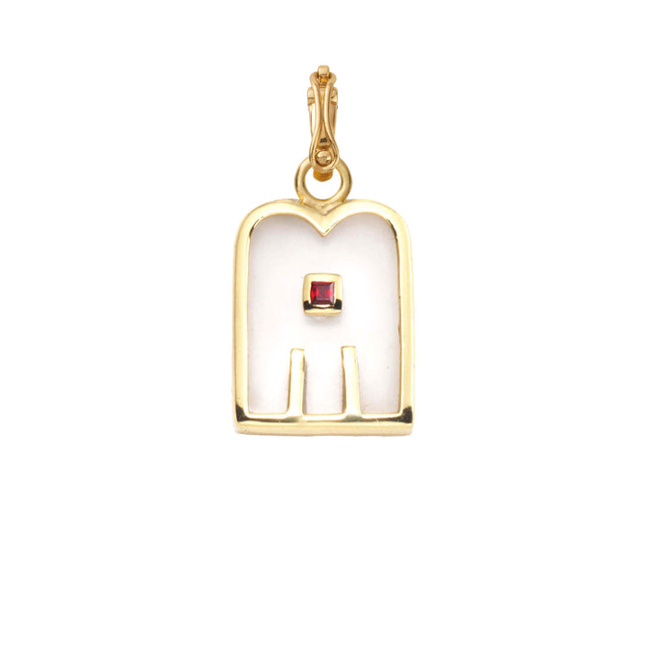 Thali Charm Crystal Garnet