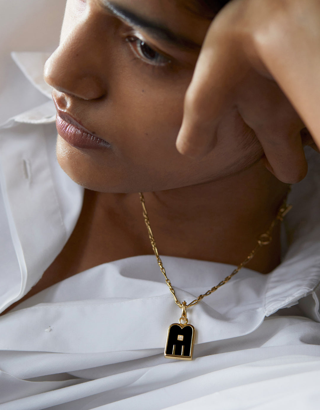 Collier Thali Noire Onyx