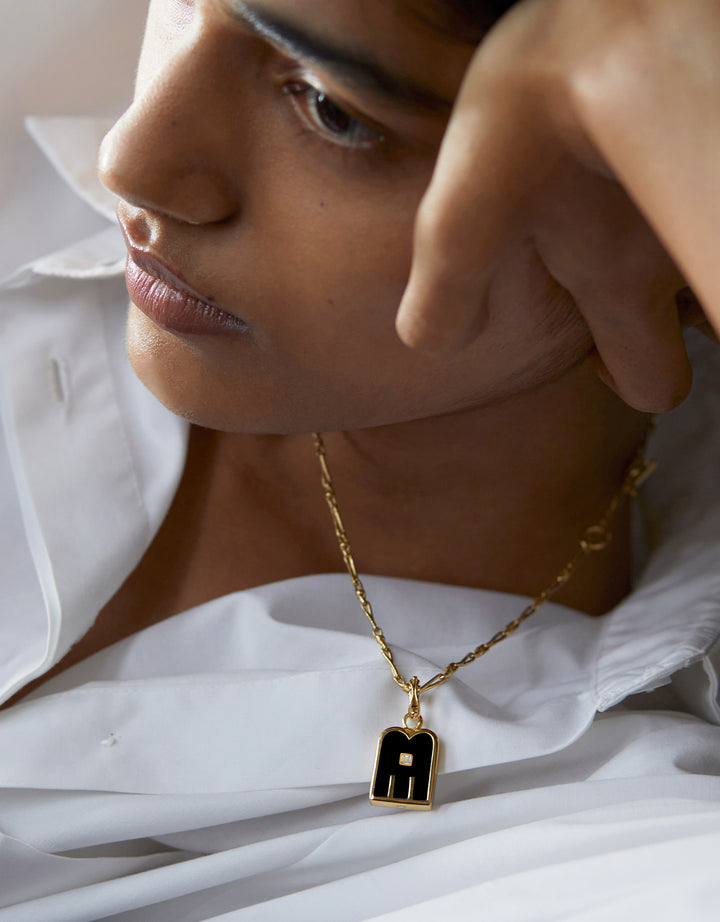Collier Thali Noire Onyx