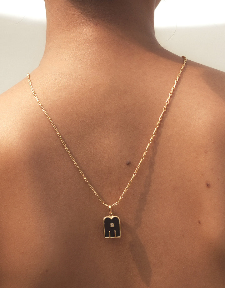 Collier Thali Noire Onyx