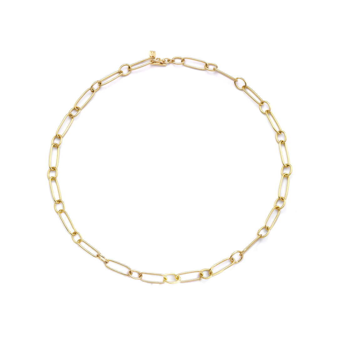 Collier XL chain doré 43 cm