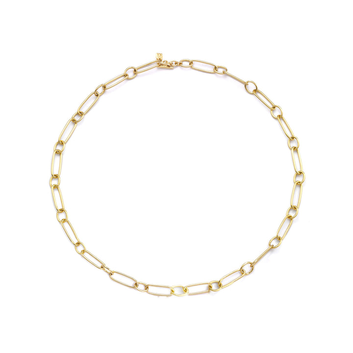 Collier XL chain doré 43 cm