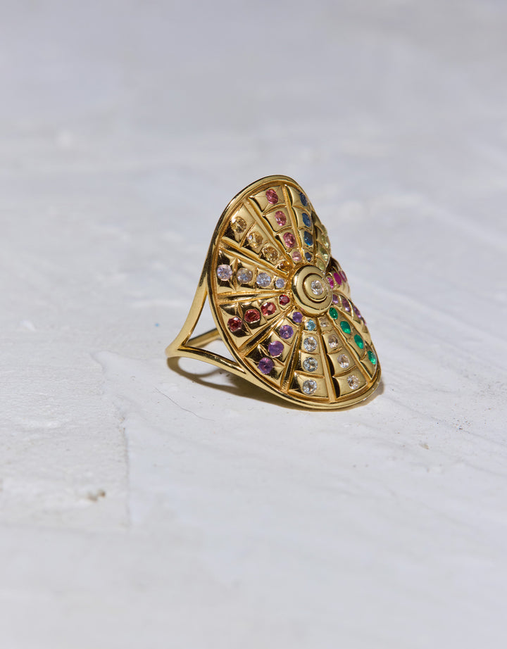 Bague Fortune Wheel en gros plan