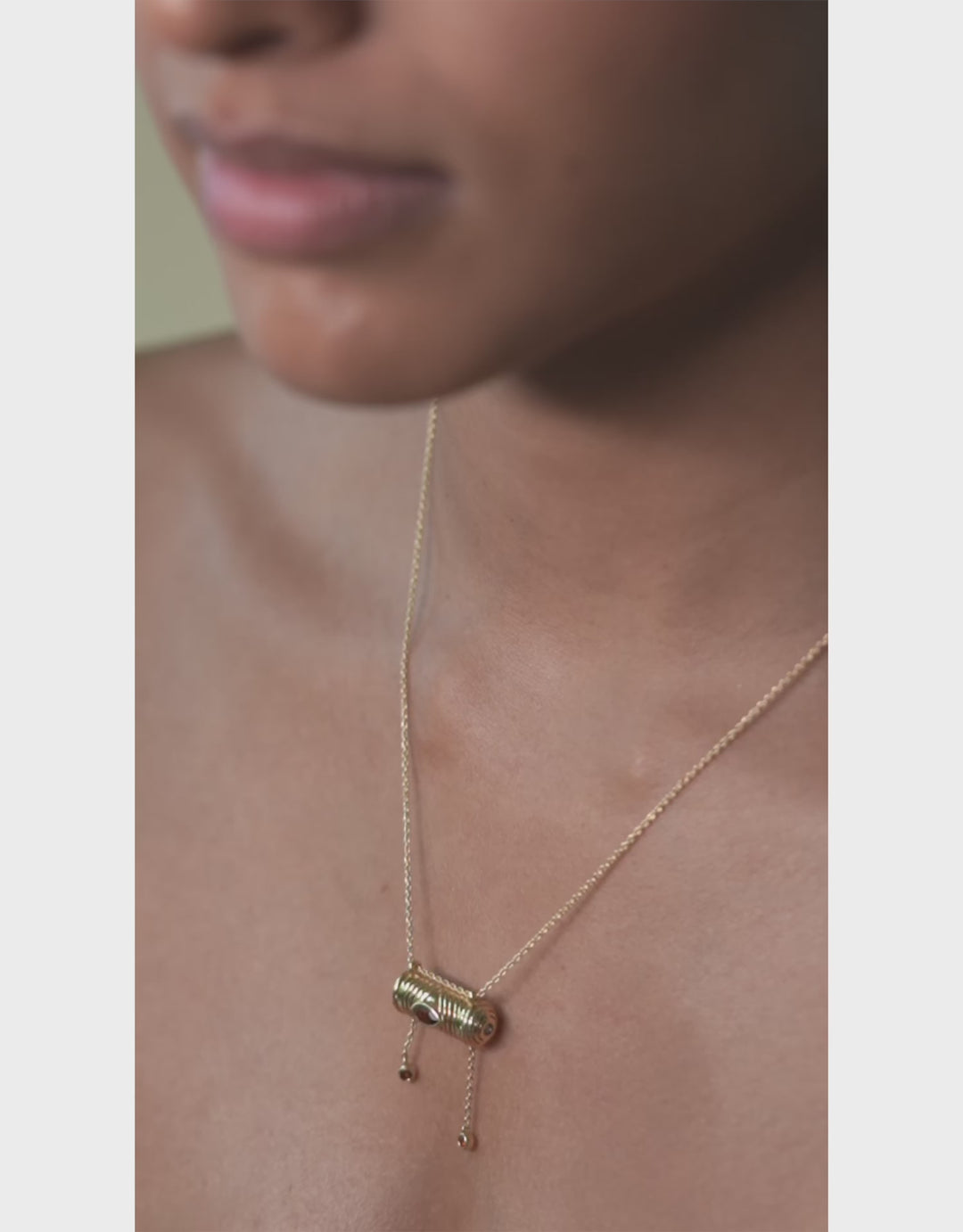 Collier Buren Grenat Marquise