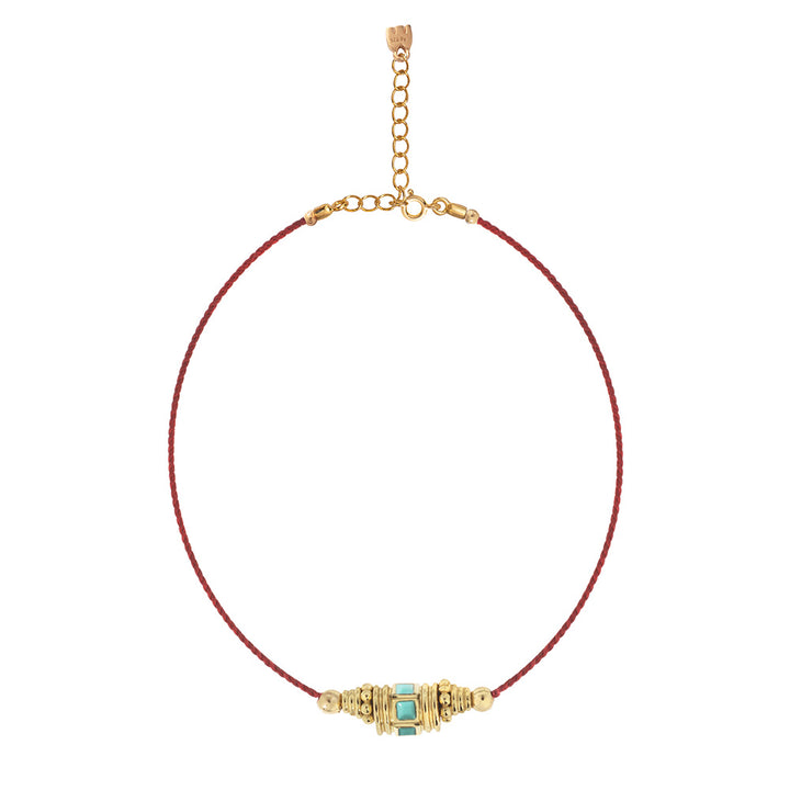 Rakhi 2 Choker Turquoise
