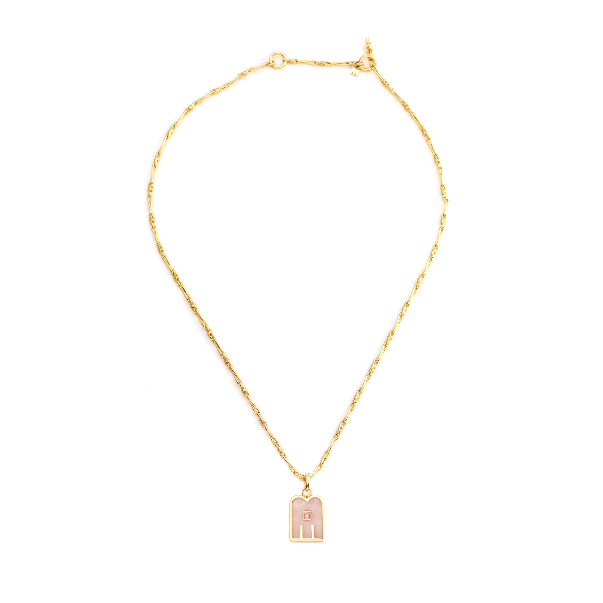 Thali Collier Opale Rose